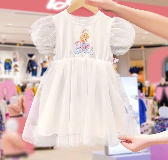 Платье белое Барби