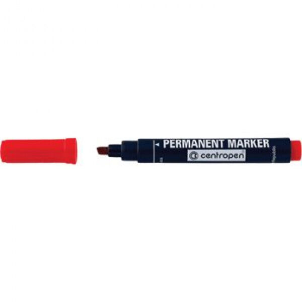 Маркер перманентный 1-4.6мм 8576/01-04 красный Centropen