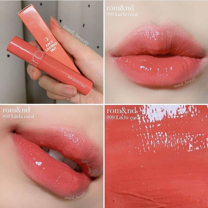 Стойкий глянцевый тинт для губ Rom&amp;Nd Juicy Lasting Tint