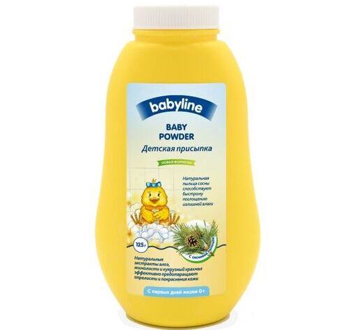 BABYLINE - NATURE Детская присыпка с сосновой пыльцой, 125гр.