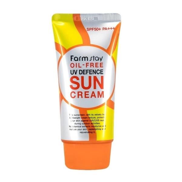 Farm Stay Солнцезащитный крем с высоким фактором защиты FarmStay Oil-Free UV Defence Sun Cream SPF 50+/PA +++, 70 мл