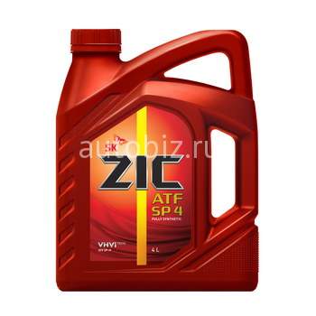ZIC ATF  SP 4    4л   (синтетика в автомат KIA, Hyundai)  (1/4) *