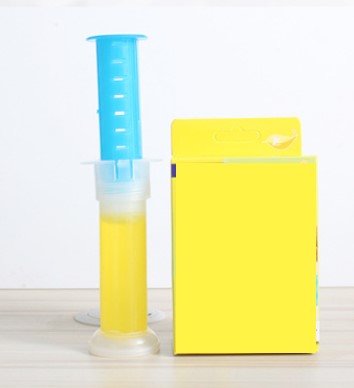 Средство для ухода за унитазом в шприце-аппликаторе c ароматом лимона