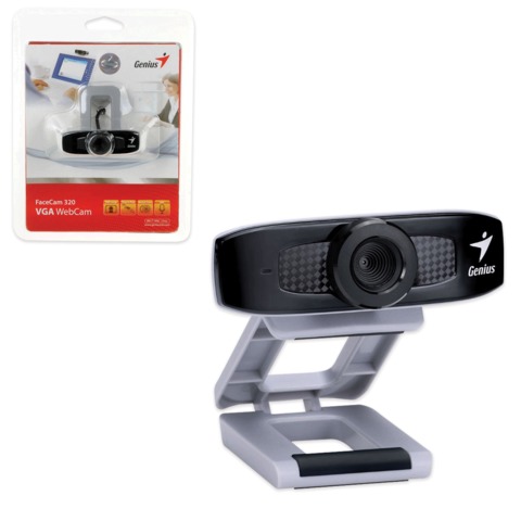 Веб-камера GENIUS Facecam 320, 0,3 Мп, микрофон, USB 2.0, ре