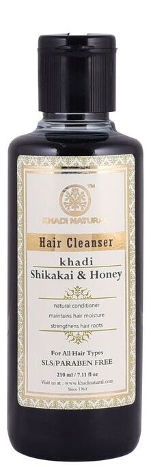 Khadi Naturals Khadi Shikakai &amp; Honey Shampoo SLS Free/ Кхади Шампунь с шикакай и медом - без СЛС