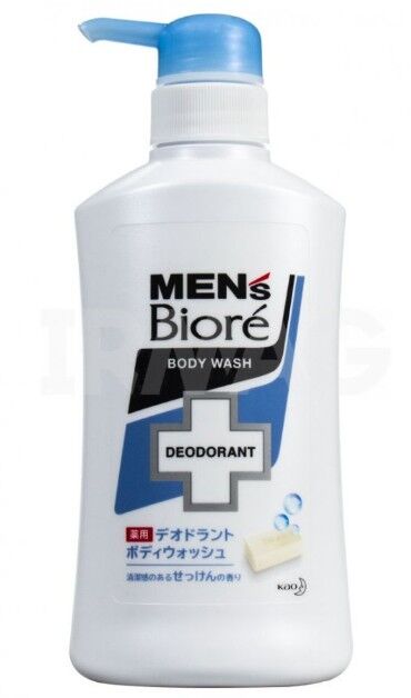 KAO Men&#039;s Biore Пенящееся мужское жидкое мыло для тела с противовоспалительным и дезодорирующим эффектом, с ароматом свежести, 440 мл