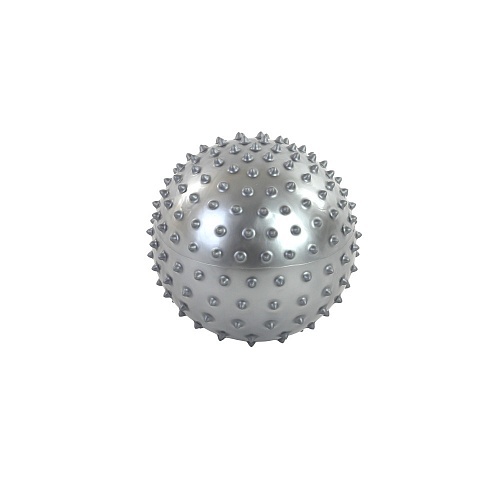 216923--Мяч массажный AS4 SMВ-06-01 серебряный 20 см.
