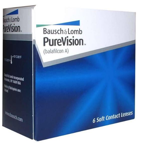 B&amp;L Pure Vision 6pk + раствор! + зеленые нулёвки по желанию