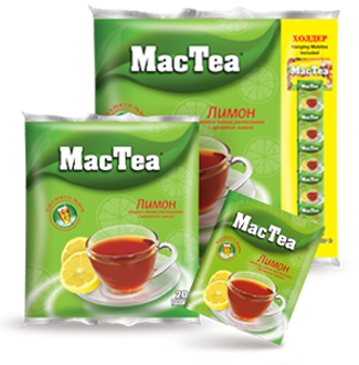 MacCoffee MacTea напиток чайный с лимоном, лента, 50шт