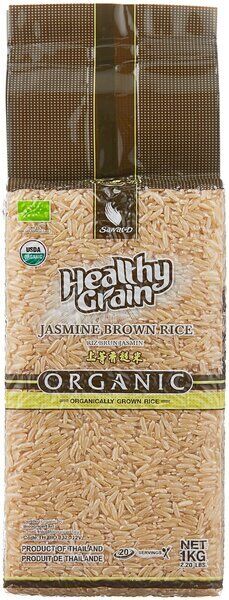ORGANIC тайский рис жасмин коричневый SAWAT-D 1 кг | Рис красный ...