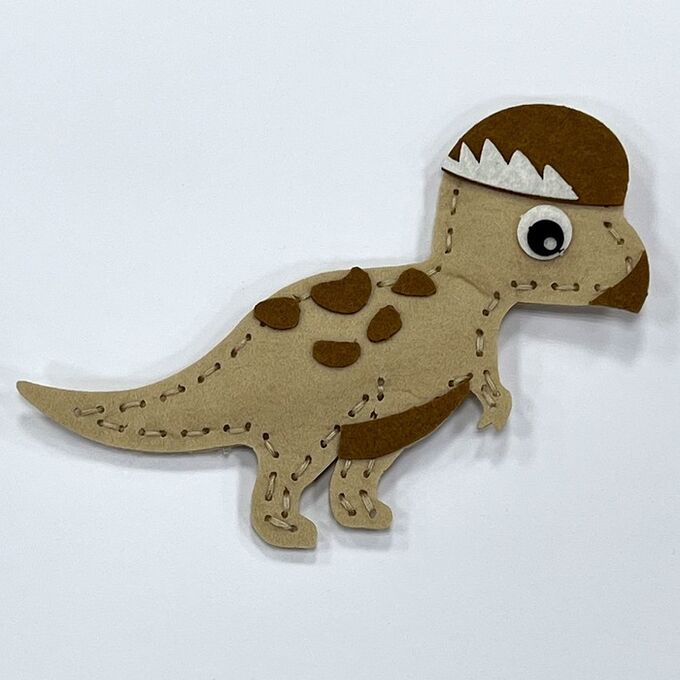 Школа талантов Набор для создания игрушки из фетра «Юный динозаврик»