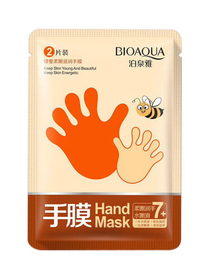 BioAqua Маска-перчатки для рук медовая