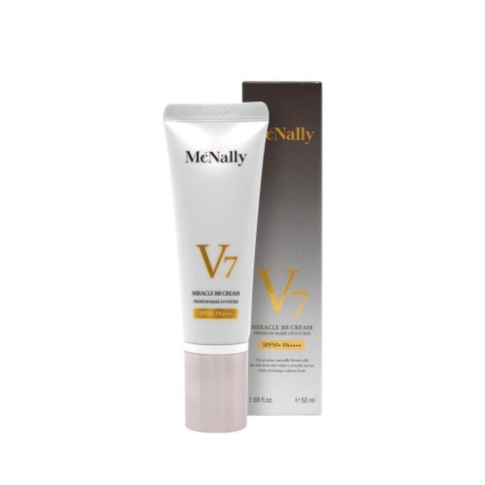 Pretty Skin PrettySkin(McNally) ВВ-крем для лица с коллагеном V7 BB Cream Miracle SPF50+/PA++++, 50 мл