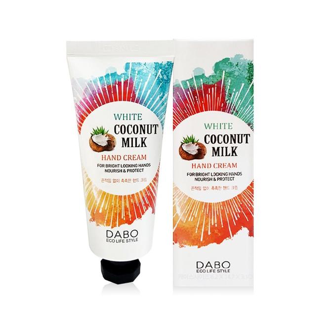 Крем для рук с экстрактом кокоса DABO White Coconut Milk Hand Cream