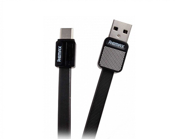 Кабель Remax RC-044a Type-C - USB черный, 1м