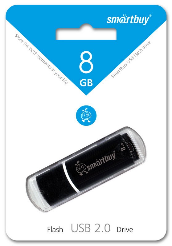 USB Flash SmartBuy Crown 8GB черный, SB8GBCRW-K recommended