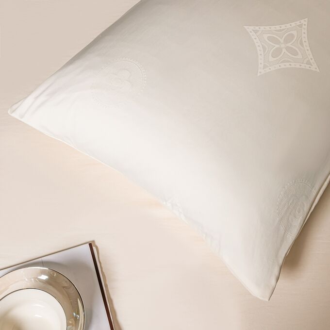 Viva home textile Комплект постельного белья Сатин Жаккард на резинке GCR003
