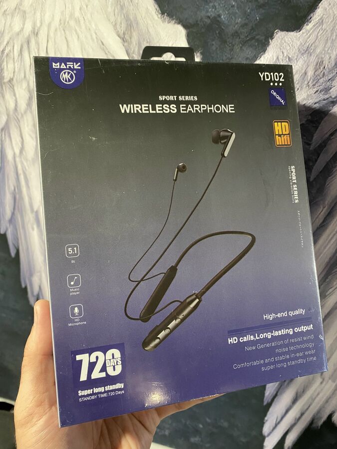 Akuma Наушники беспроводные MARK UD102 SPORT Bluetooth 5.1 200mAh