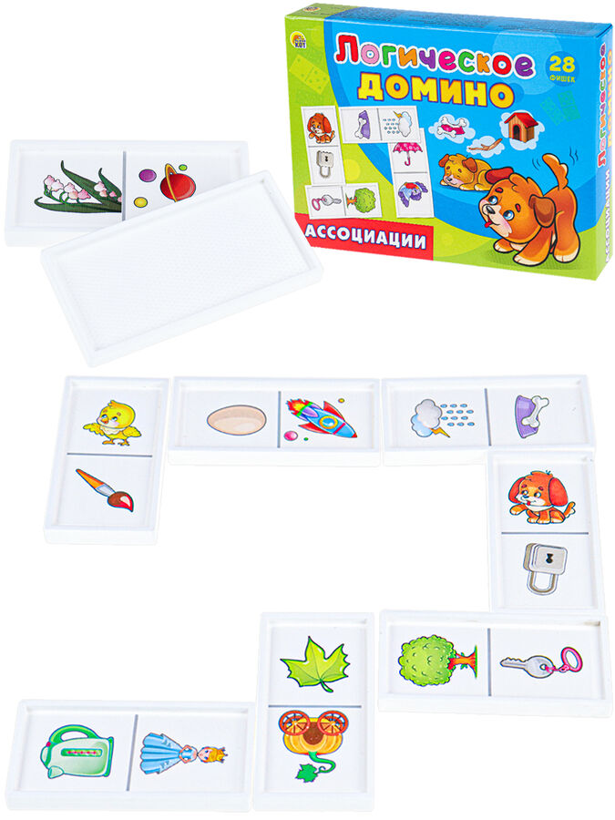 Велосипеды и игрушки Логическое домино Ассоциации арт. ИД-5425