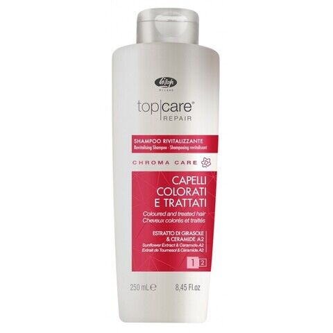 Lisap Milano Оживляющий шампунь для окрашенных волос – «Top Care Repair Chroma Care Revitalizing Shampoo» 250 мл