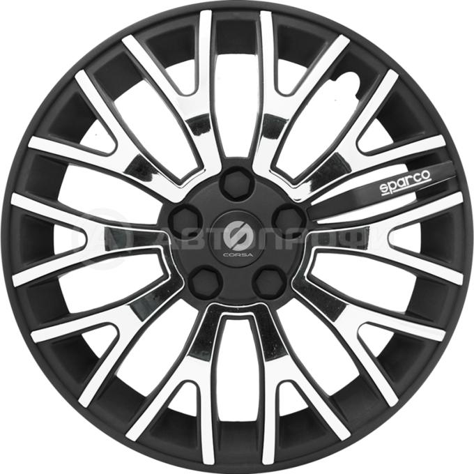 Колпаки на колёса SPARCO SPC/WC-1350U BK/CHROME (13)