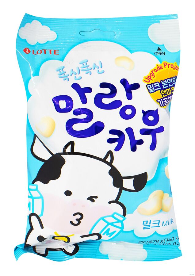 Lotte Конфеты с молочным вкусом MALANG COW ORIGINAL