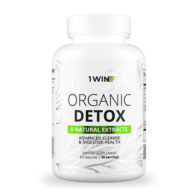1WIN Органик детокс комплекс Organic detox complex, 60 капсул