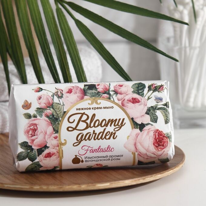 Фабрика игрушек Весна &quot;Bloomy garden&quot; Крем-мыло твердое Fantastic, 90 гр