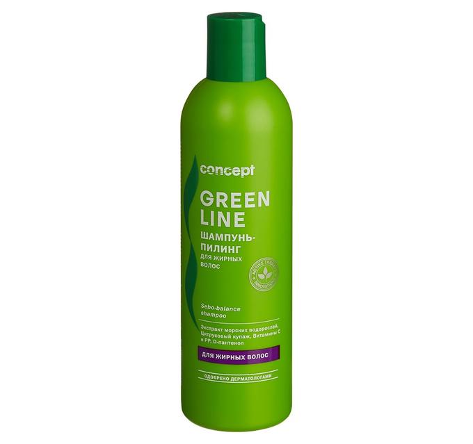 Шампунь-пилинг для жирных волос Sebo-balance shampoo, 300 мл