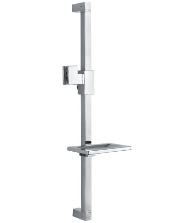 LEMARK LM8069C &quot;Аксессуары&quot; Стойка душевая 625 мм с прямоугольной мыльницей, хром