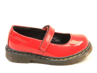 15654601 Tully Red Patent Lamper Dr Martens