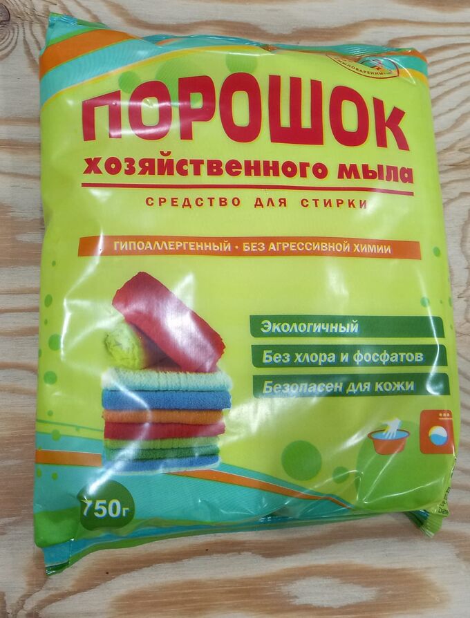 ООО "МОСКОВСКИЙ МЫЛОВАРЕННЫЙ ЗАВОД" Порошок хозяйственного мыла 750 гр