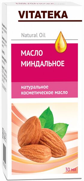 Vitateka Витатека масло косметическое миндаль витаминно-антиоксидантный комплекс 30мл