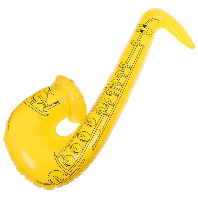ZABIAKA Надувная игрушка «Саксофон», 60 см, цвет МИКС