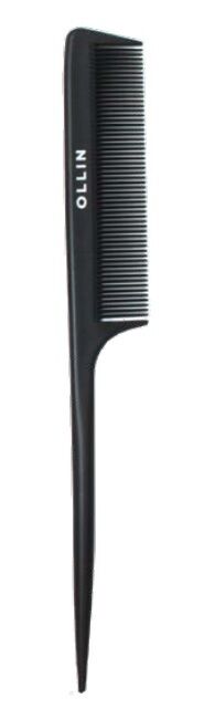 OLLIN Professional Расчёска с хвостиком зубчиками одной длины,  22,5 см    392576