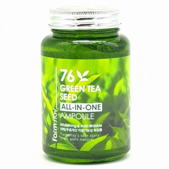 Farm Stay КR/ FarmStay Ампульная сыворотка 76 Green Tea All-In-One Ampoule (Зеленый чай), 250мл