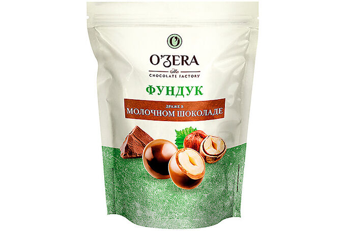 Яшкино «O&#039;Zera», драже «Фундук в молочном шоколаде», 150 г