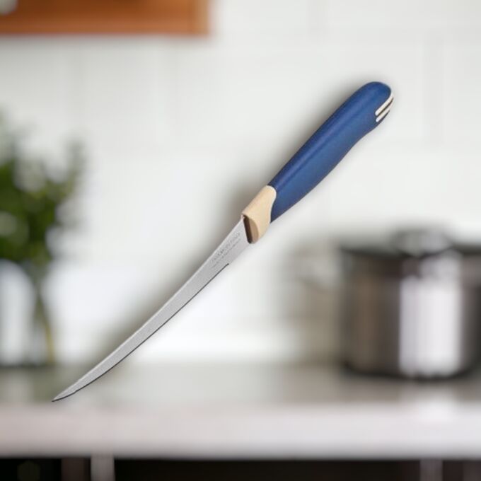 Нож для томатов кухонный металл-пластик MULTICOLOR 12,5см