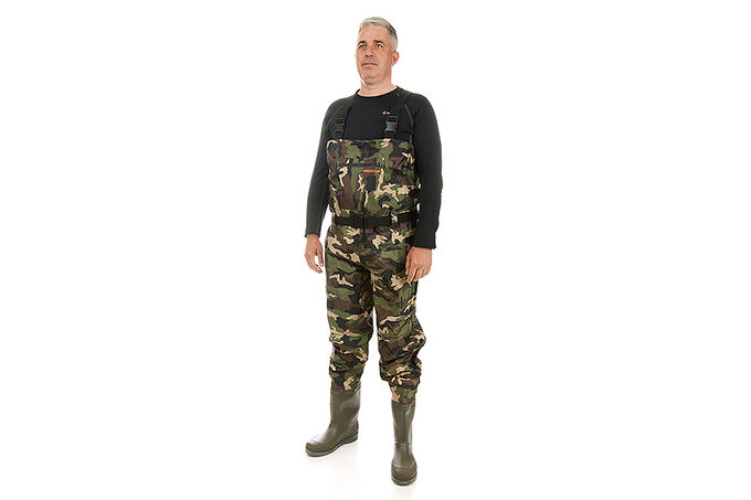 Вейдерсы HIGASHI Waterskin Camo pvc w/felt boot