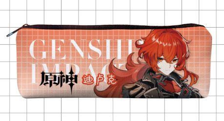 Пенал текстильный «Genshin Impact», 20,5*9 см