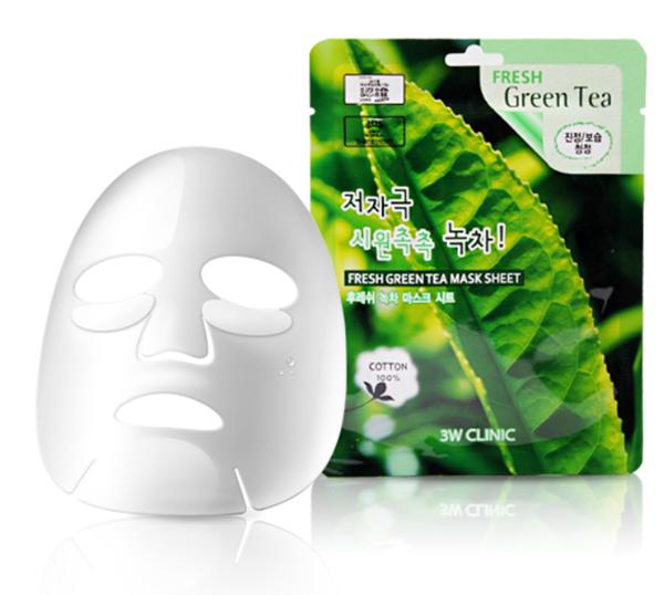 Маска с экстрактом зеленого чая