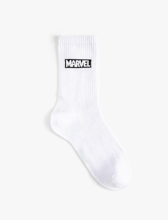 KOTON Мужские носки Marvel с лицензионной вышивкой