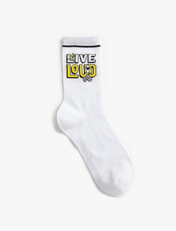 KOTON Мужские носки Snoopy Socket с лицензионной вышивкой