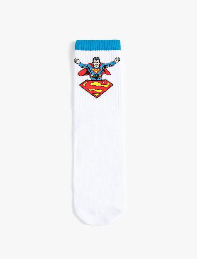 KOTON Мужские носки с логотипом Супермена и вышивкой