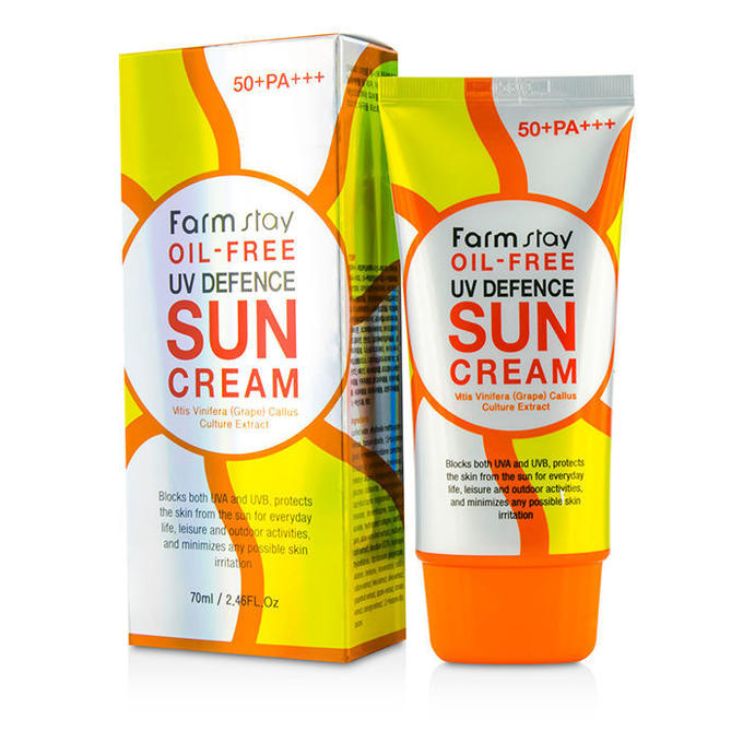 Farm Stay KR/ FarmStay Oil-Free UV Defence Sun Cream SPF50 Солнцезащитный крем для лица, 70мл