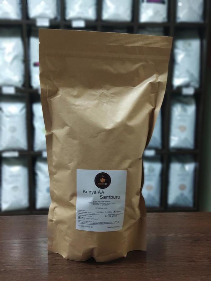 Aroti Кофе в зернах Кения АА Самбуру 1кг. Зерно весовое