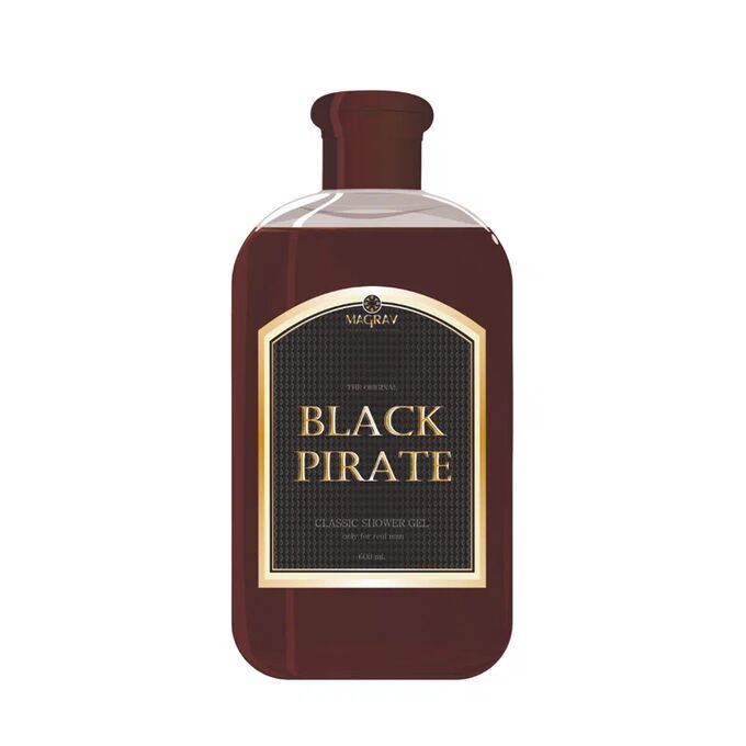 Magrav ГЕЛЬ ДЛЯ ДУША &quot;BLACK PIRATE&quot; 600 мл.