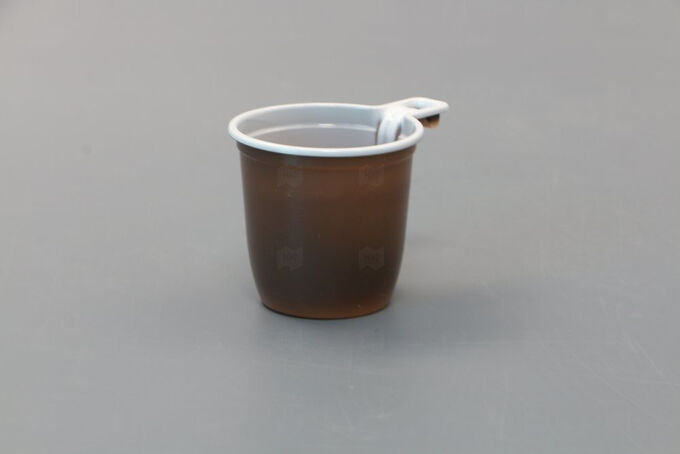 Мир упаковки Чашка кофейная (200 мл) фопос (50 шт.) бело-коричневая