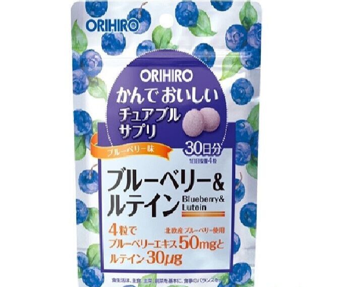 Черника и лютеин жевательные ORIHIRO