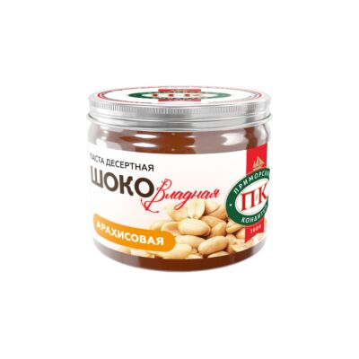 Приморский кондитер Паста десертная арахисовая “ШОКОвладная”